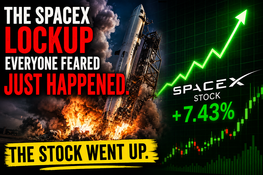 The SpaceX Lockup Everyone Feared Just Happened. The Stock Went Up.