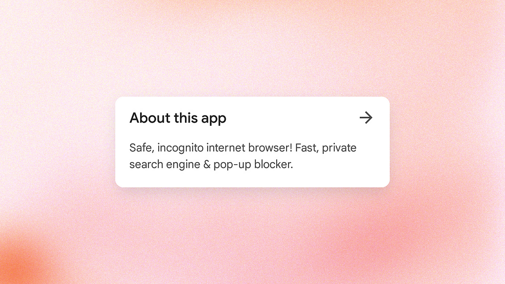 Safe, incognito internet browser! Fast, private search engine & pop-up blocker.