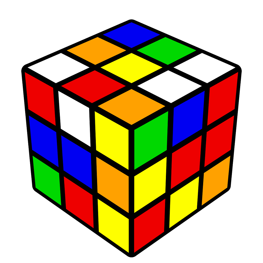 A picture of a Rubik’s Cube gotten from Wikipedia