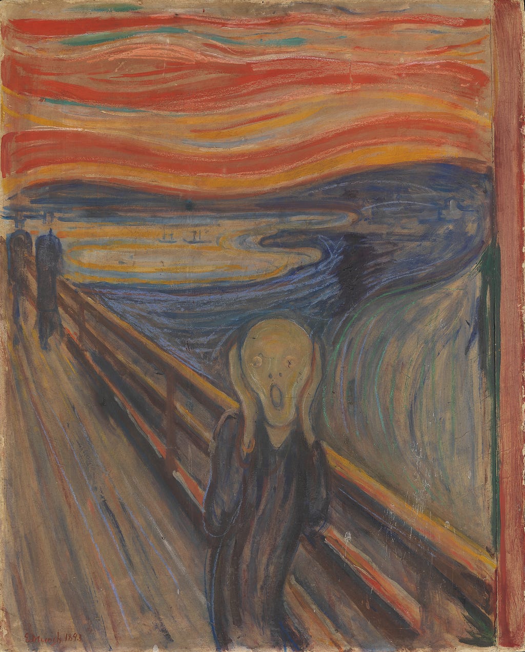 “The Scream” by Edvard Munch (1893); photo from Wikipedia