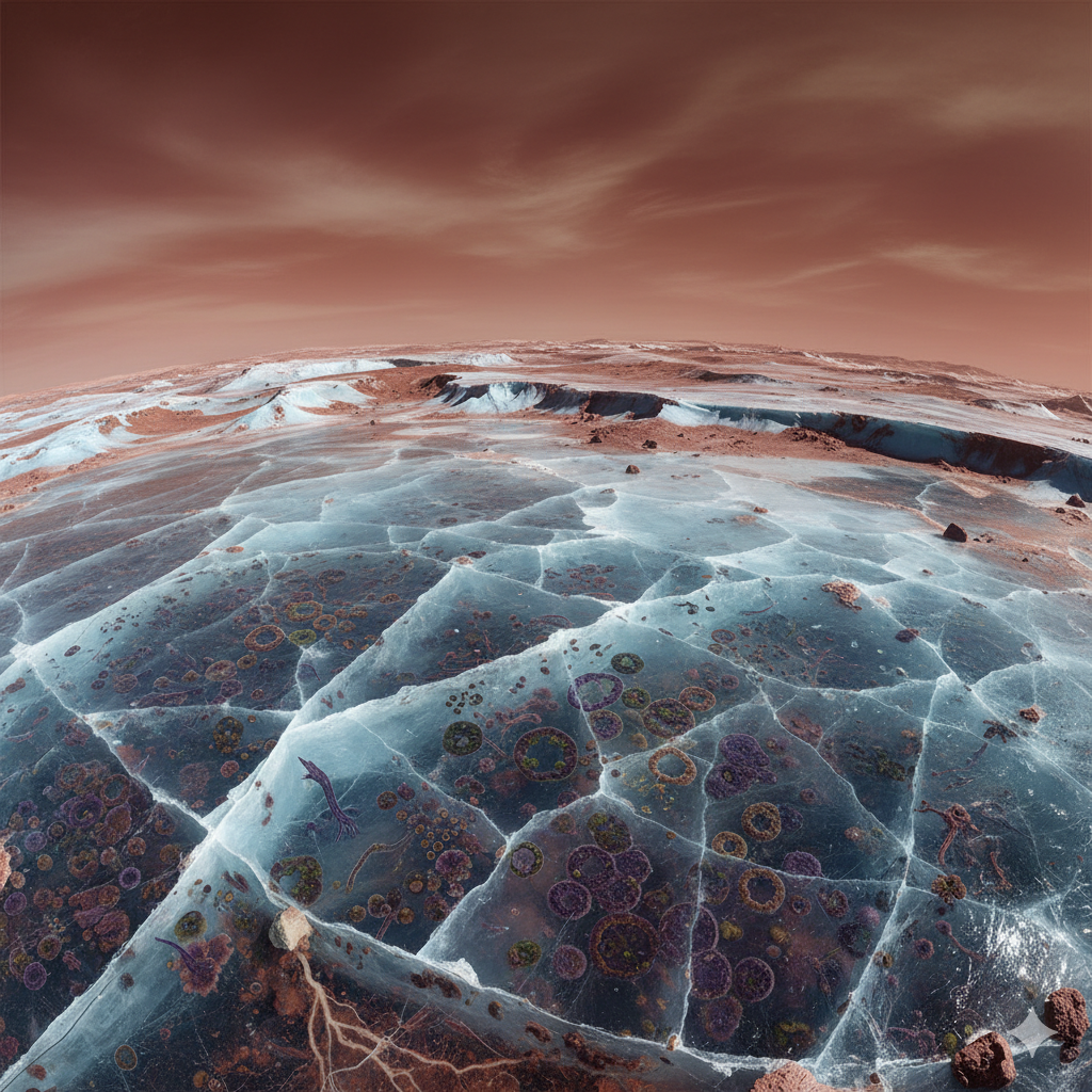 Could Martian Ice Be Hiding Life from Millions of Years Ago-