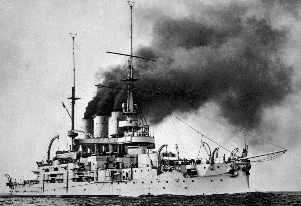 The Battleship Potemkin roaming the Black Sea.