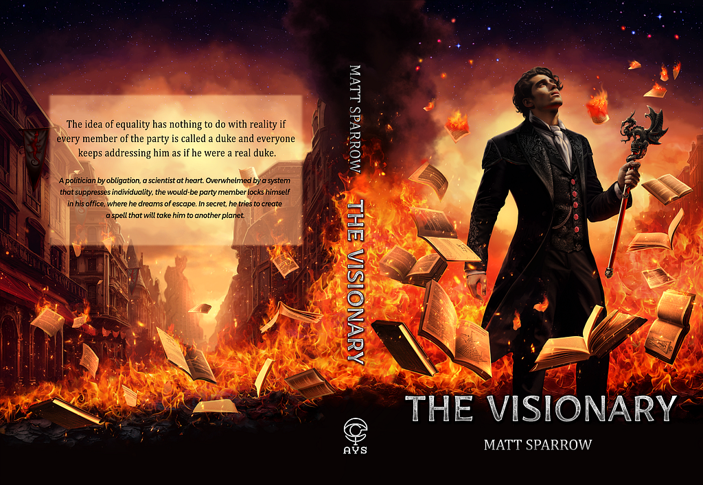 Cover Art for “The Visionary”.