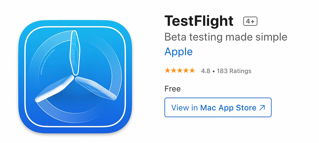 Apple TestFlight App