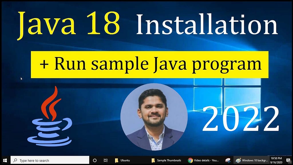 Install Java JDK 18