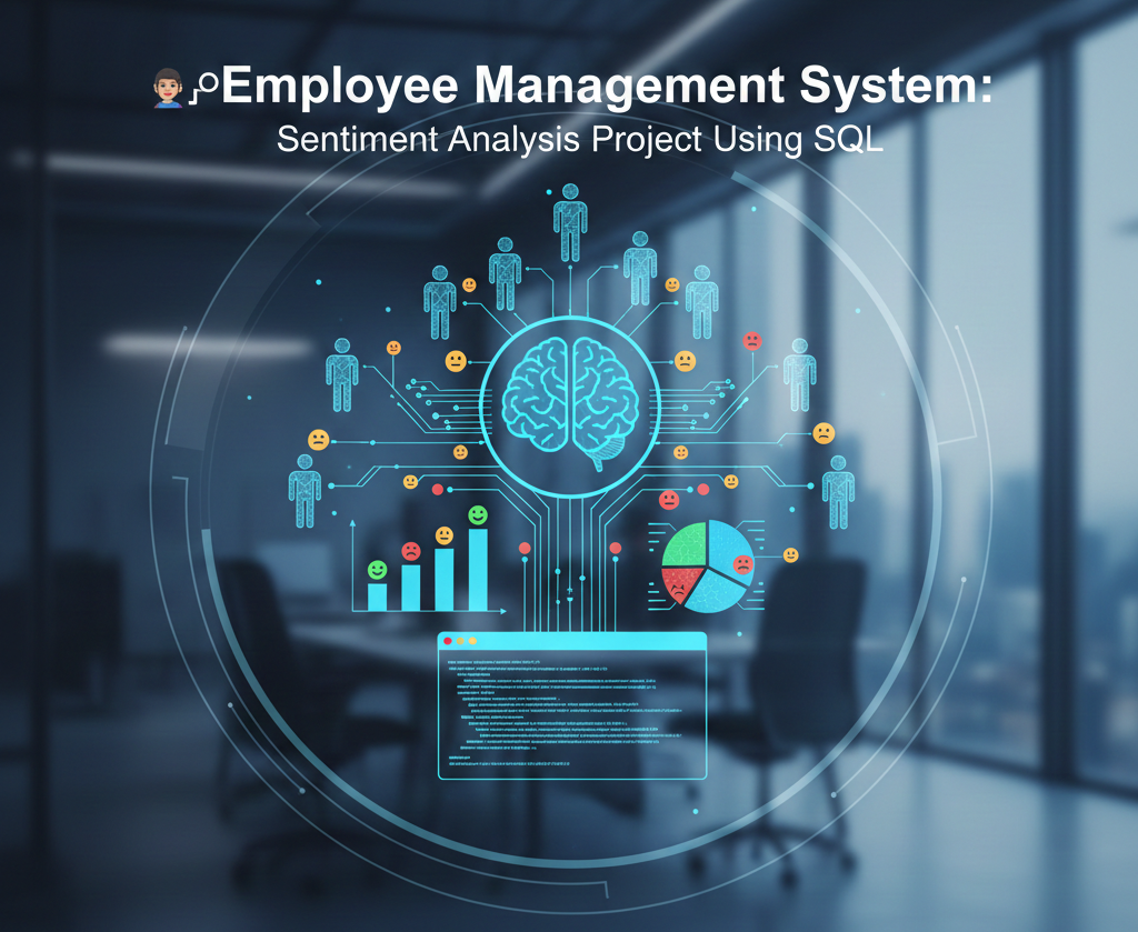 ‍Employee Management System: A Sentiment Analysis Project Using SQL