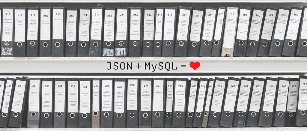 MySQL as smart JSON storage