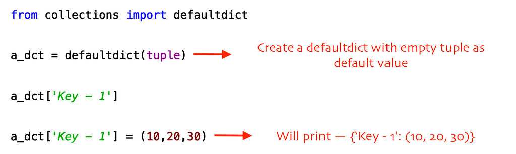 python3 defaultdict