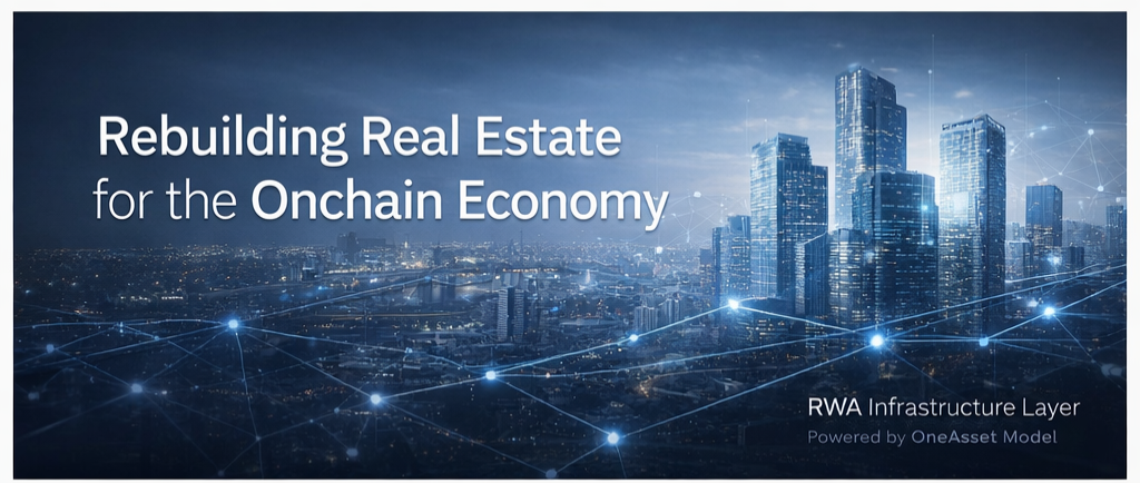 The Next Frontier of RWAs: How OneAsset is Rebuilding Real Estate for the Onchain Economy