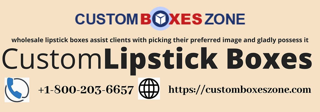 Custom Lipstick Boxes Wholesale