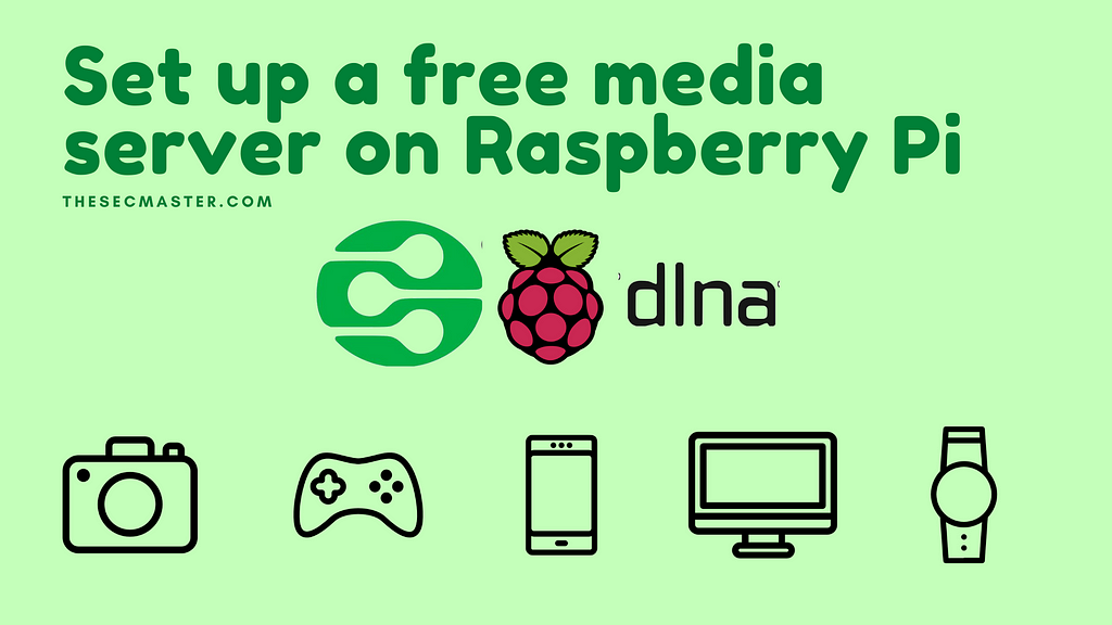 Raspberry pi logo with input and output devices