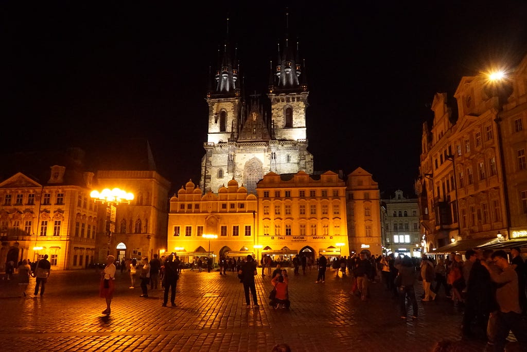 Prague’s medieval-to-Renaissance Old Town Square, Staromestské námestí (photo © April Orcutt)
