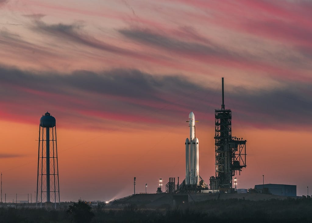 Falcon Heavy at Launchsite