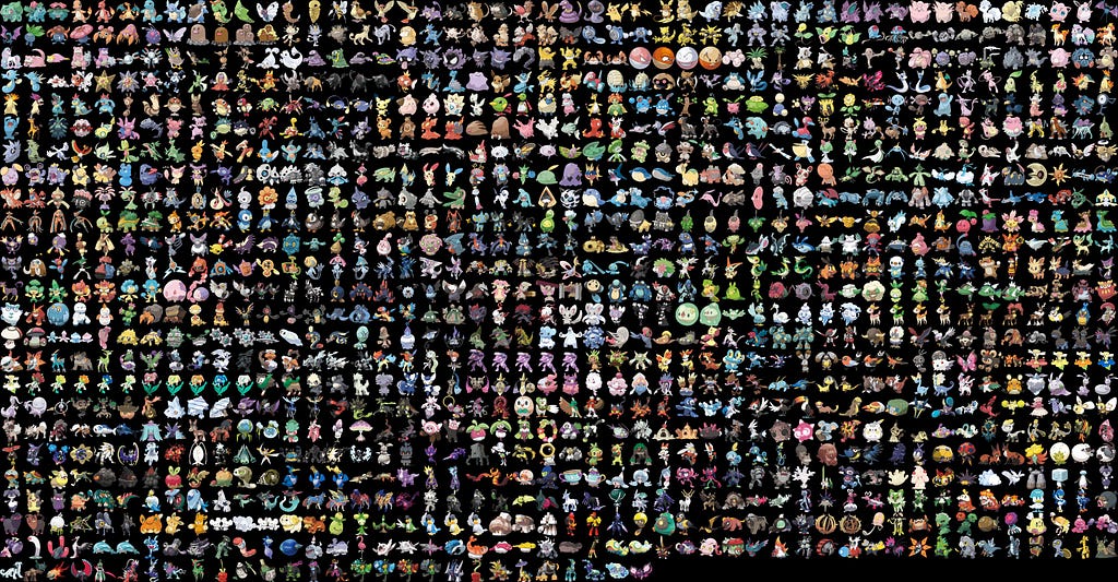 470 Pokemon Species