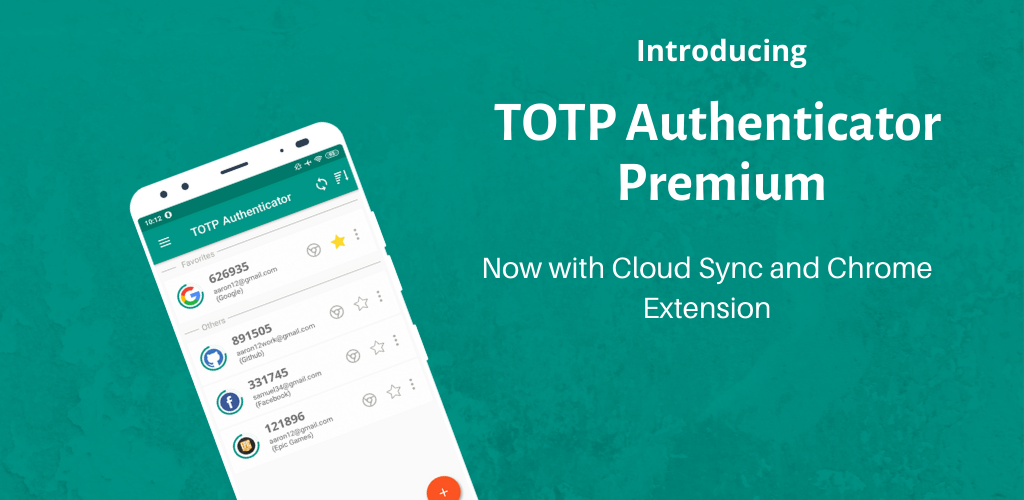 Introducing TOTP Premium with advance features like Cloud Sync and Chrome Extension