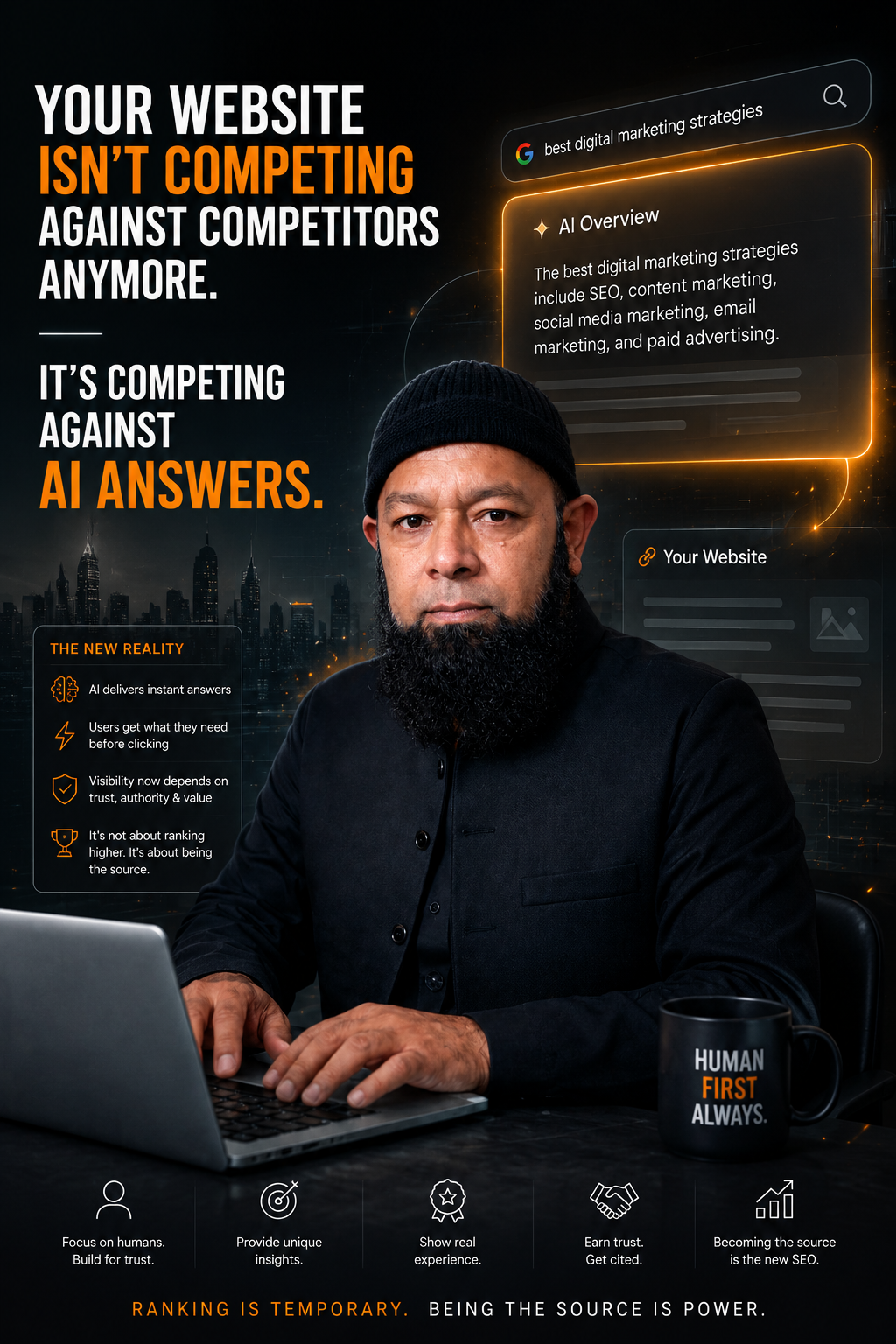 Your Website Isn’t Competing Against Competitors Anymore — It’s Competing Against AI Answers