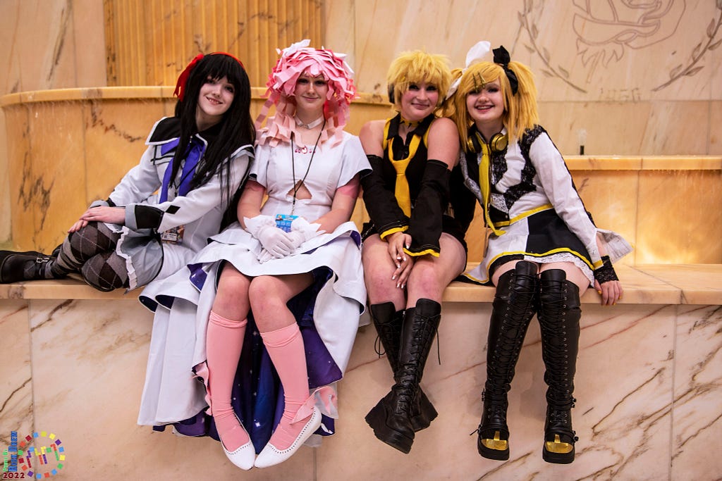 Cosplayers at Anime Midwest