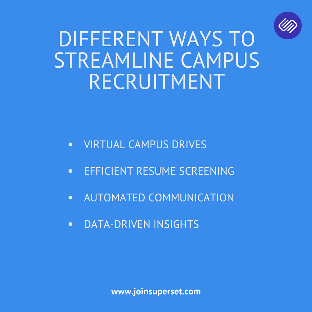 Different Ways to Streamline Campus Recruitment