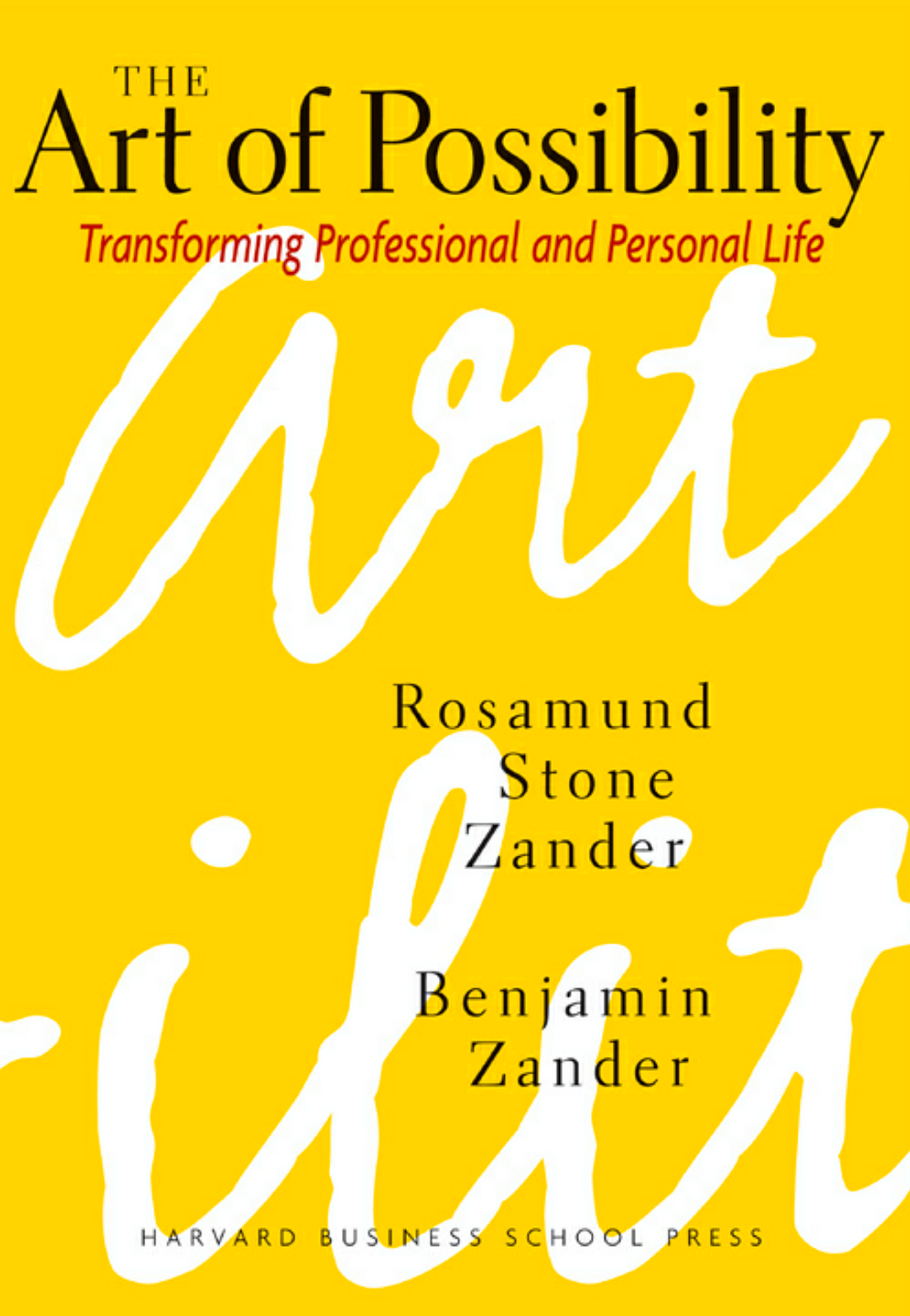 Book cover for The Art of Possibility by Rosamund Stone Zander and Benjamin Zander