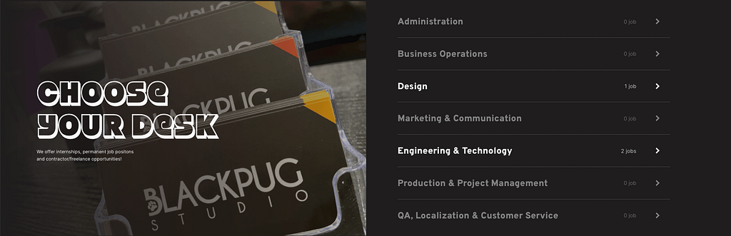 Black Pug Studio Web Design & Web Development | Job opportunities