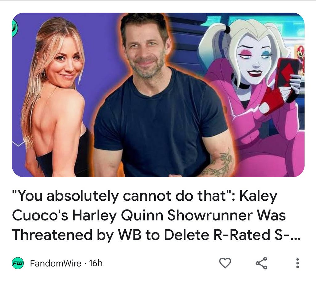 According to FandomWire, all three people in this phot are Kaley Cuoco.