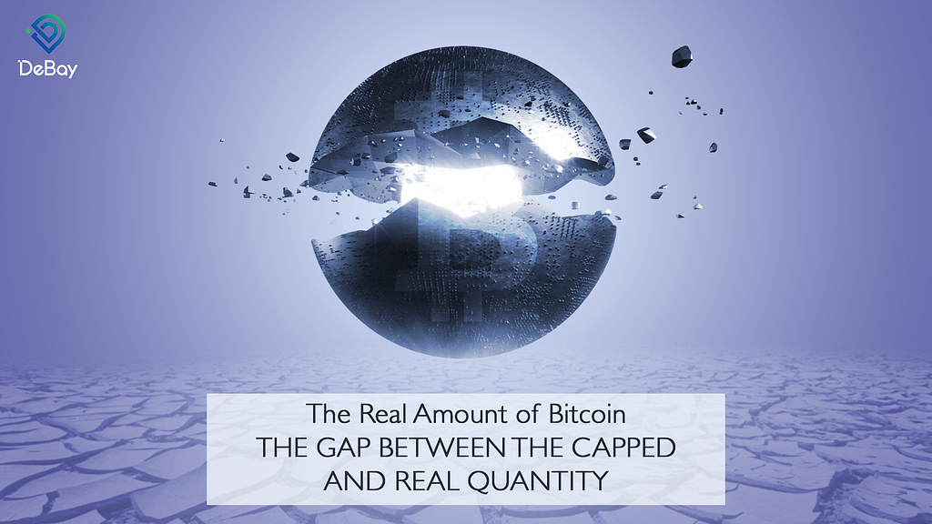 The Real Amount of Bitcoin: The Gap between the Capped and Real Quantity