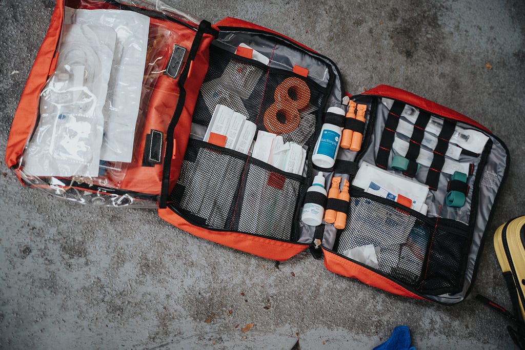 A first-aid kit