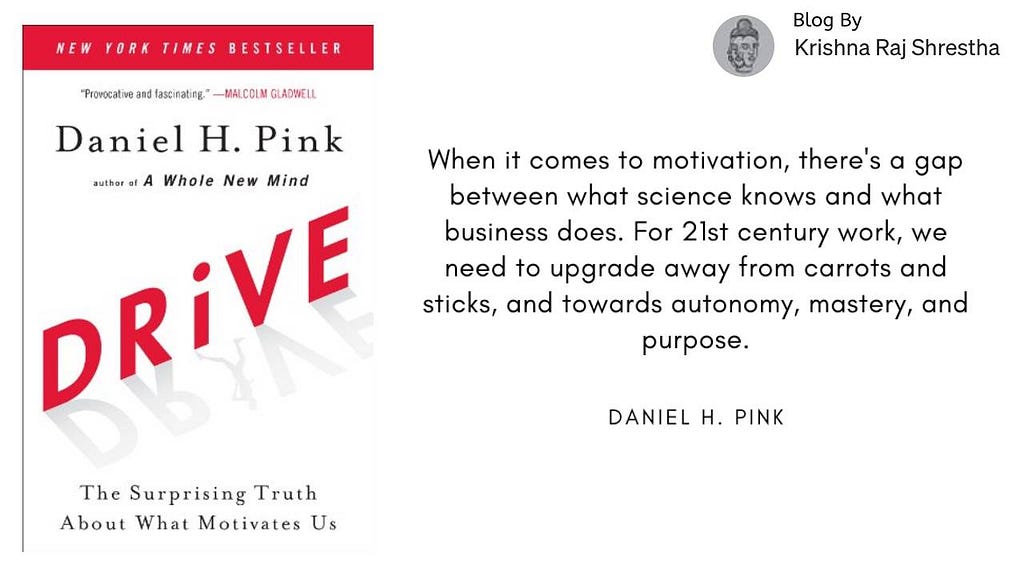 Drive: The surprising truth about what motivates us