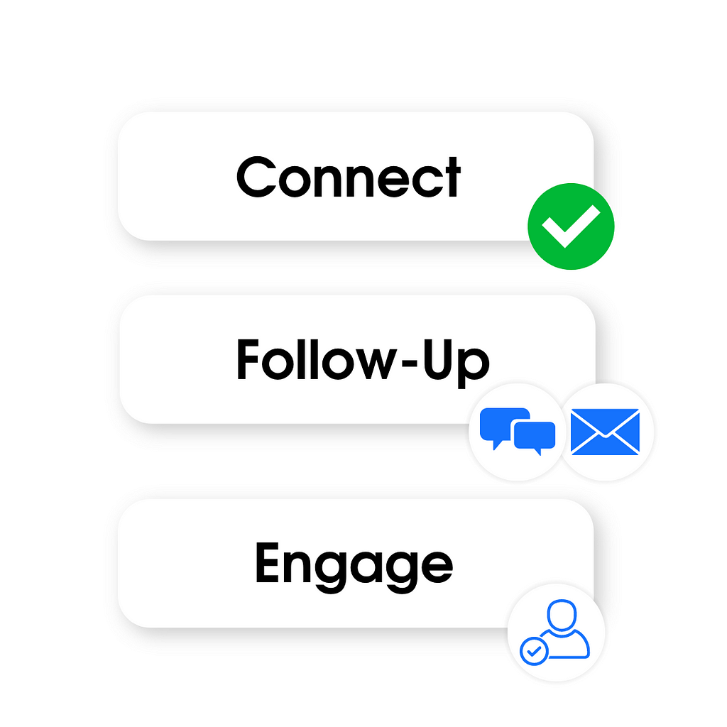 Wave card helps you follow up with your contacts