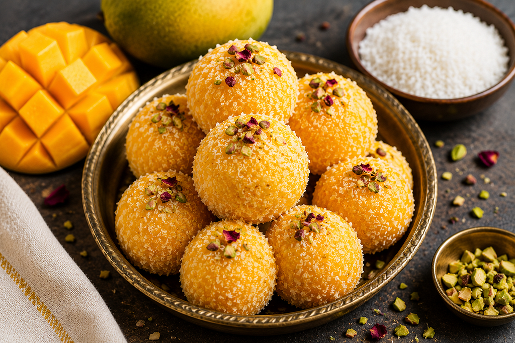 The 15-Minute Mango Coconut Ladoo Recipe That Saved My Over-Ripe Mangoes