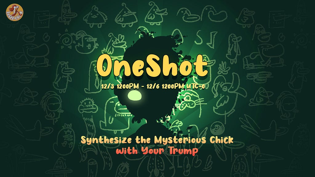 OneShot event will start on 3rd of December at 12:00 PM UTC +0
