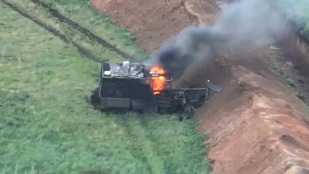 Russian Turtle Tanks Can’t Climb Hills