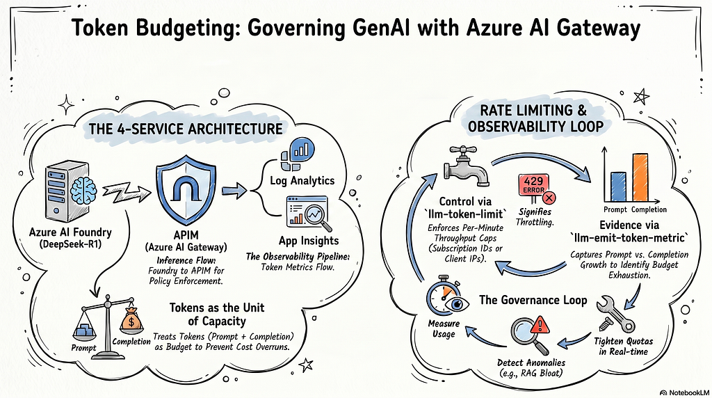 GenAI Cost Runaway? Observable Token Quota Control with Azure AI Gateway