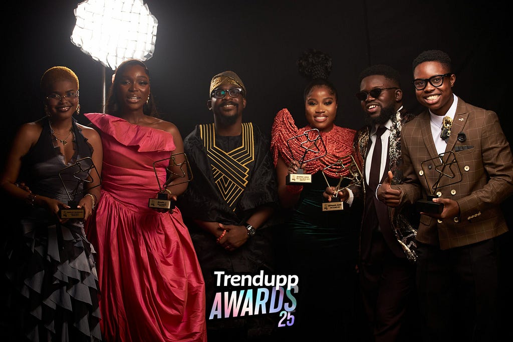 Peller X Jadrolita, Liquorose, Opeyemi Famakin, Tomike, JayOnAir… Meet The Winners of Trendupp Awards 2025