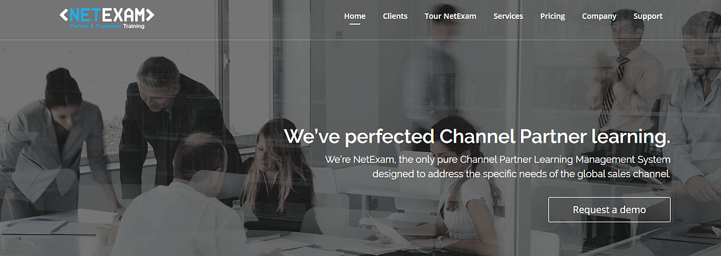NetExam homepage