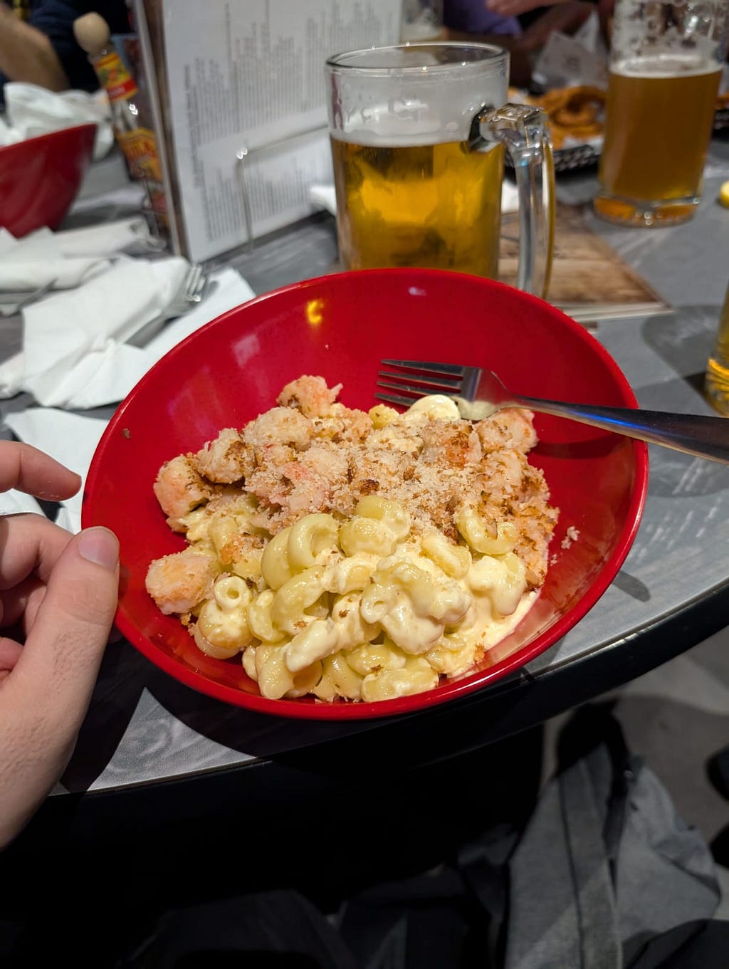 Lobster Mac & Cheese, hell yeah.