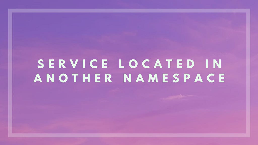 Service located in another namespace — VaST ITES INC