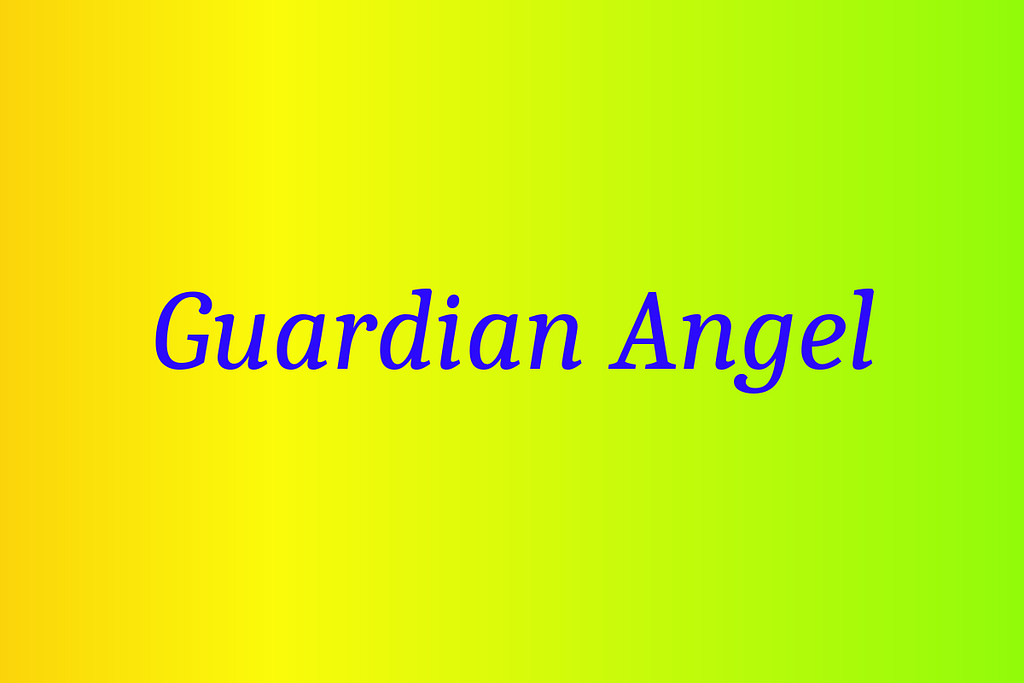 Can a Guardian Angel help treat diseases?