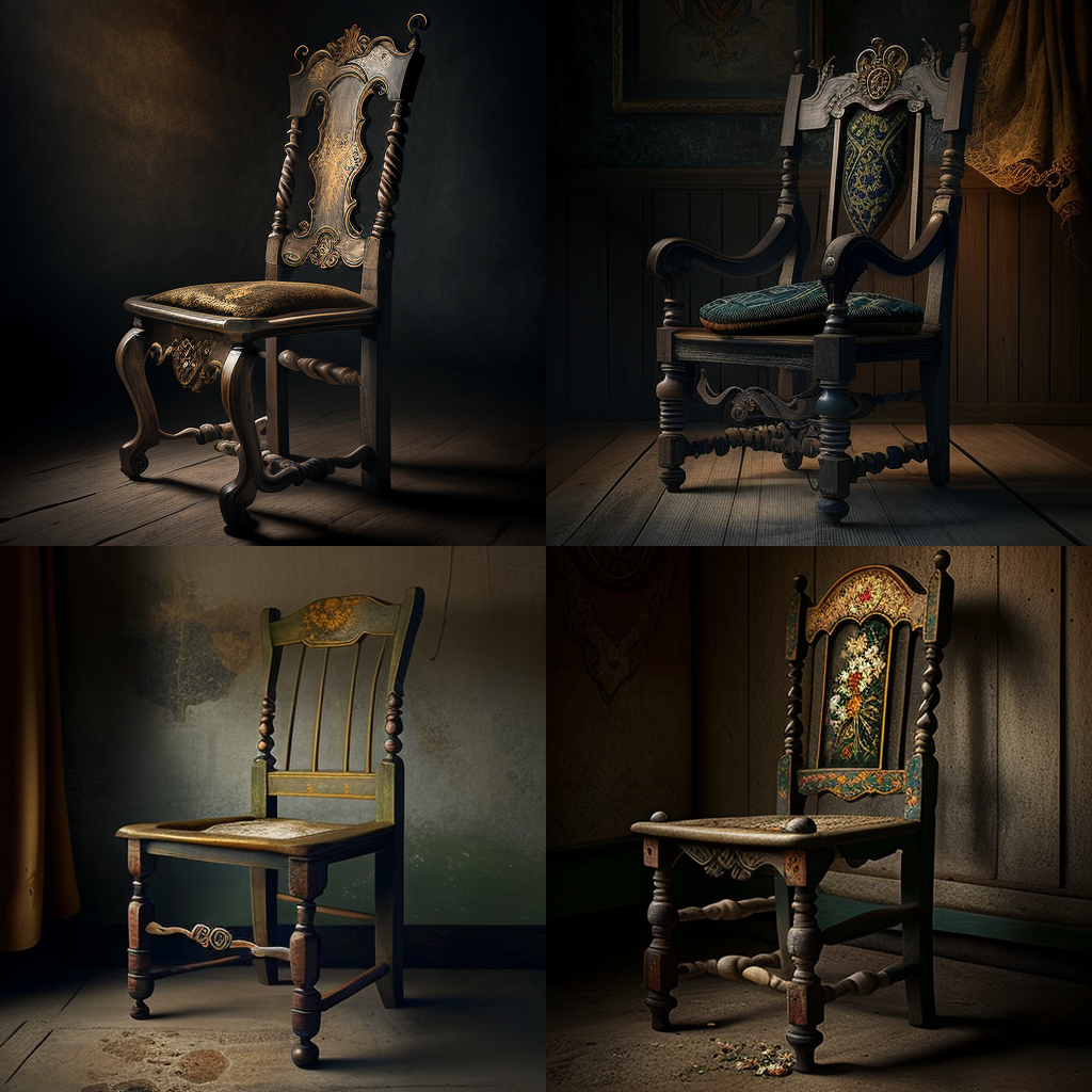 chairs, old master