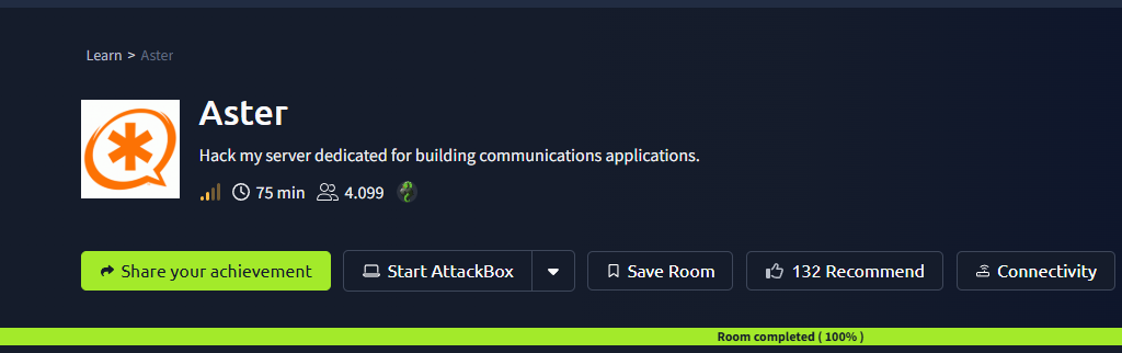 Aster (THM) Tryhackme Medium Challenge Walkthrough