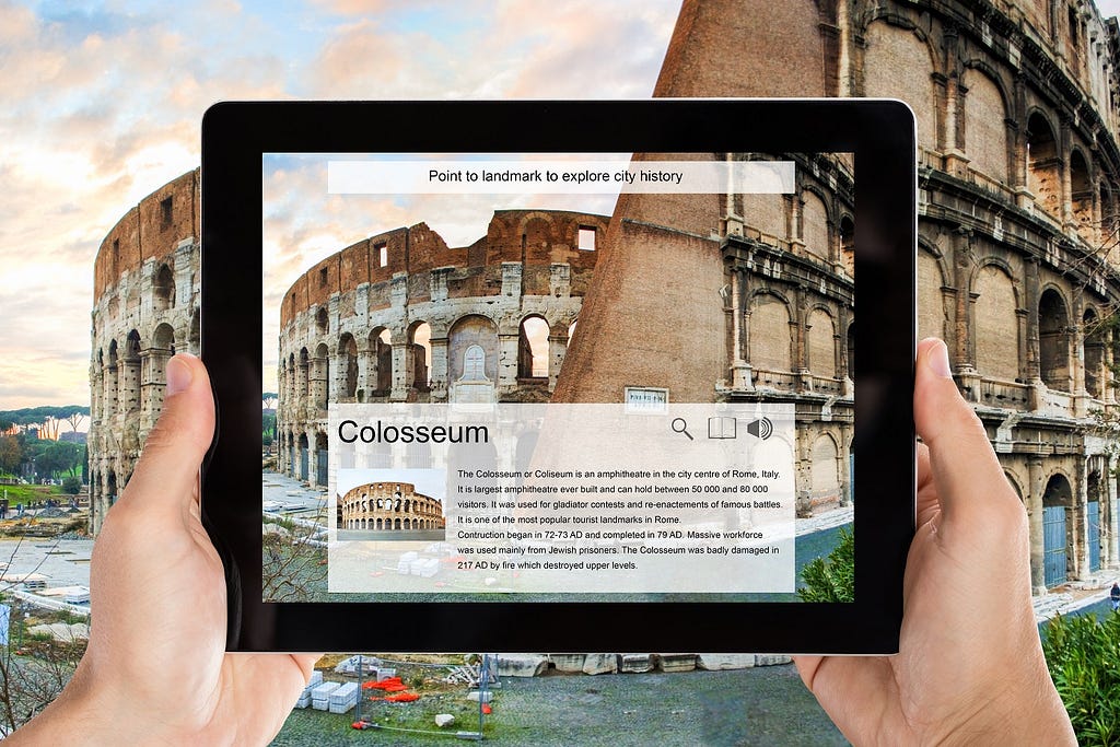 Tourism implemented by Augmented Reality