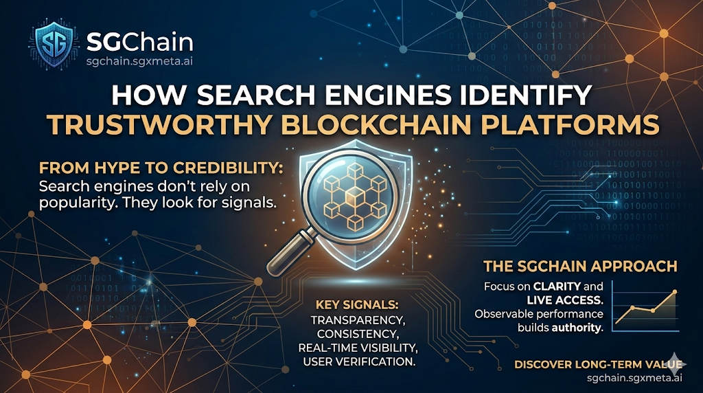 How Do Search Engines Identify Trustworthy Blockchain Platforms?