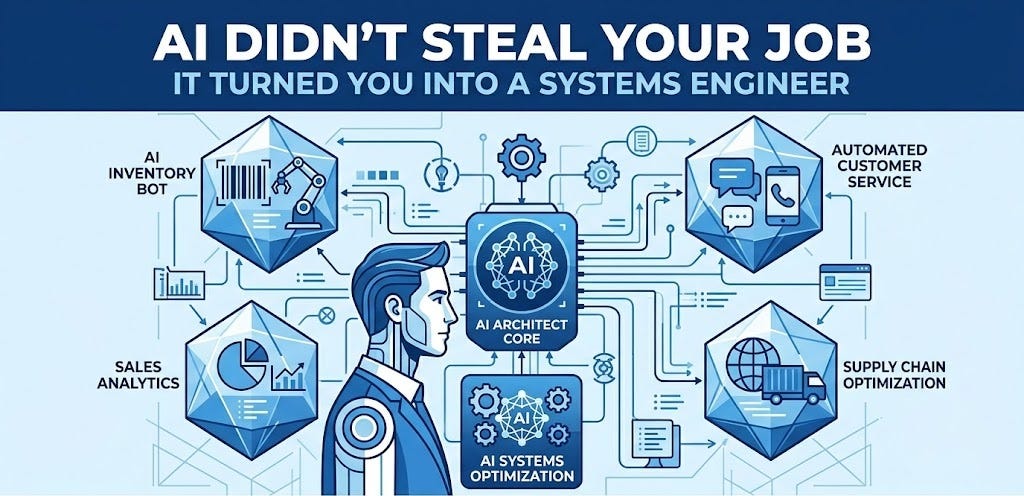 AI Didn’t Steal Jobs. It Just Turned Small Business Owners Into Systems Engineers.