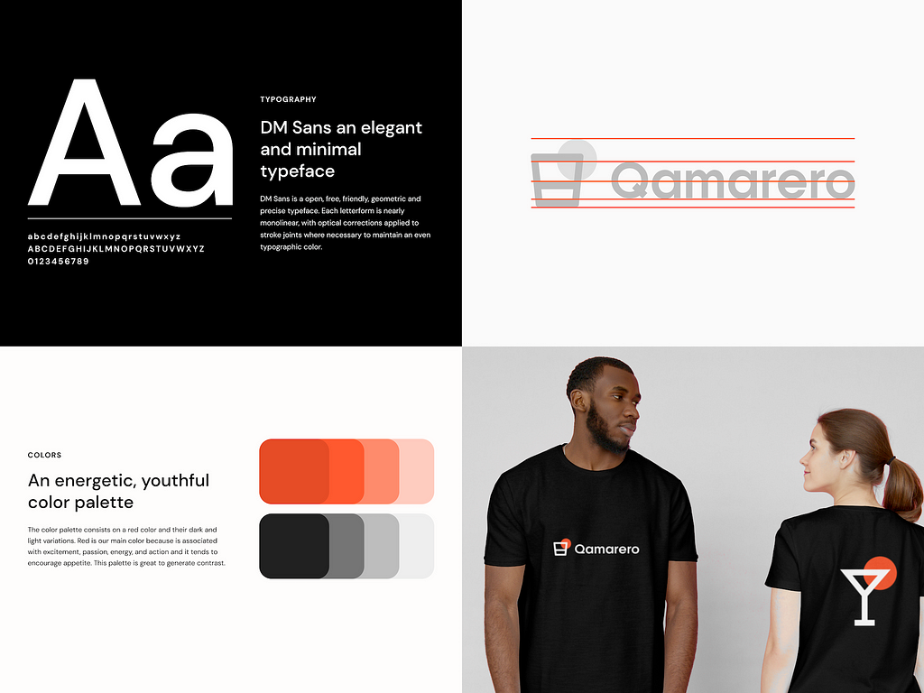Branding de Qamarero, diseñado por Z1 Digital Studio
