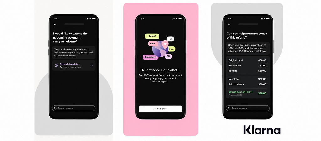 Klarna’s OpenAI powered assistant ©