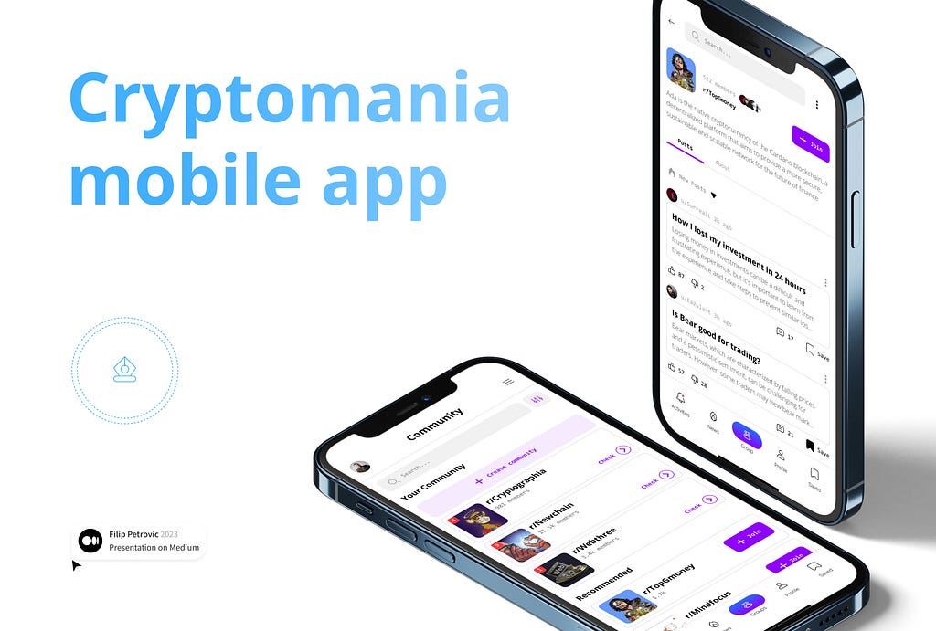 Cryptomania mobile app