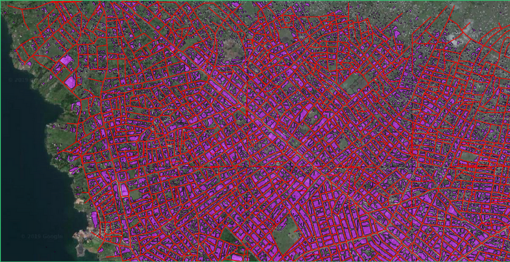 Road and infrastructure network in DRC