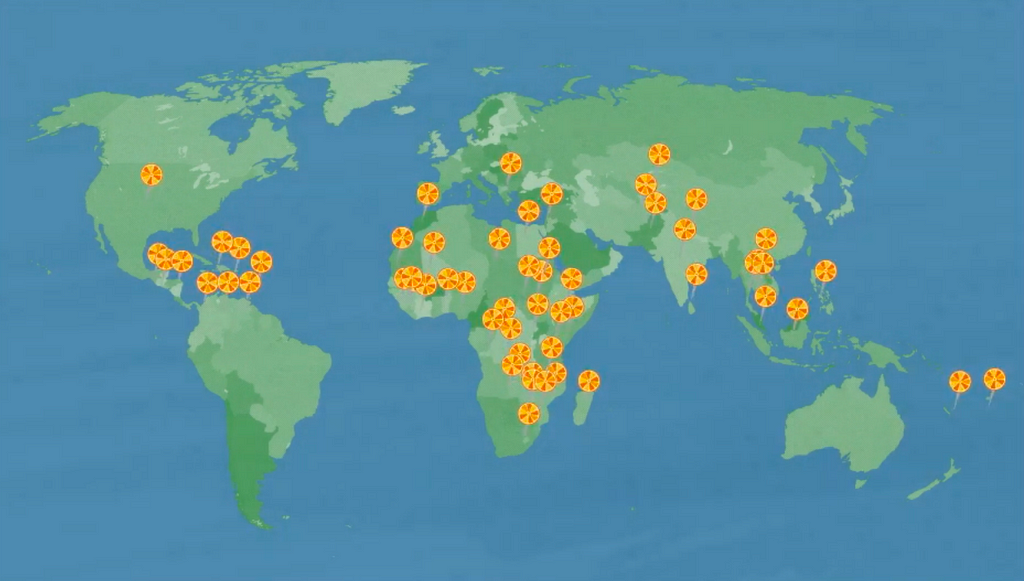 Tangerine Map