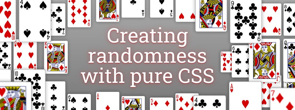 Creating randomness with pure CSS