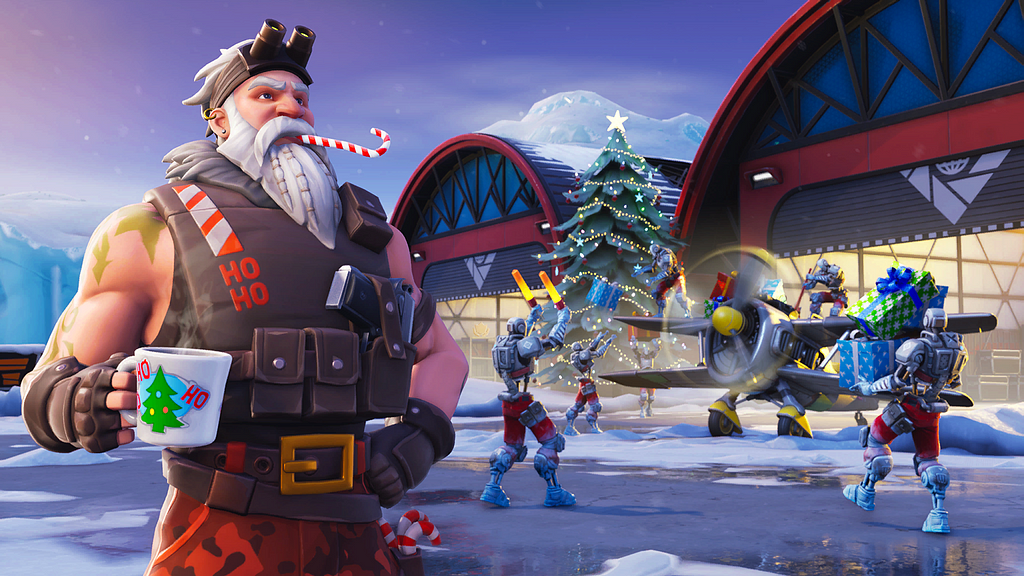Sgt. Winter and AIM load up planes with gifts
